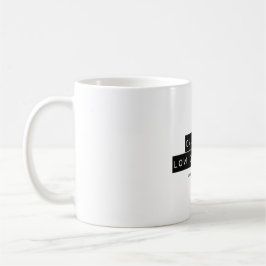 Vorsicht: Tief auf Löffel-Tasse Kaffeetasse