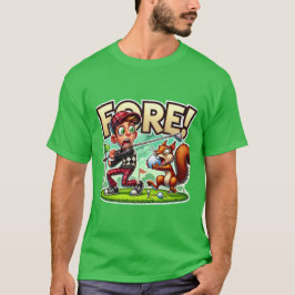 Vorsicht! Unglaublich witzig Golfdesign für Männer T-Shirt