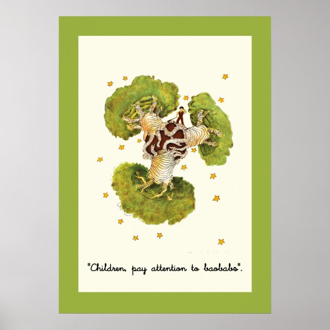 Vorsicht vor Baobabs Poster (Vorne)