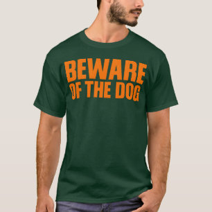 Vorsicht vor dem Hund retro retro T-Shirt