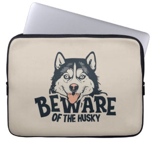 Vorsicht vor dem Husky - Vintager Horror Movie Pos Laptopschutzhülle