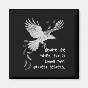 Vorsicht vor dem raven Halloween-Kostümtrick oder Magnet