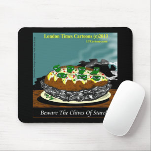 Vorsicht vor den Stärkezwiebeln – Lustiger Foodie- Mousepad