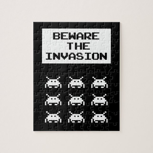 Vorsicht vor der Invasion, Geek Design (Vertikal)