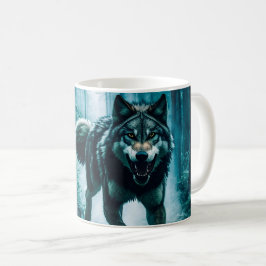 Vorsicht vor der Tasse des Mondkaffees