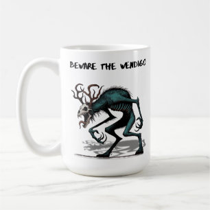 Vorsicht vor der Wendigo-Tasse, amerikanischer Hor Kaffeetasse