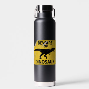 Vorsicht vor Dinosaurier (Dino-beschädigt) Trinkflasche