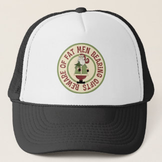 Vorsicht vor fetten Männern Funny Christmas Hat/Ca Truckerkappe