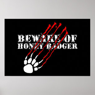 Vorsicht vor Honigausweis Poster