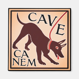 Vorsicht vor Hund "Höhle Canem" Greco-römisches Bi Magnet
