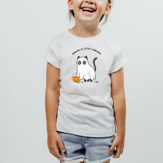 Vorsicht vor kleinen Monstern, dem schwarzen Katze T-Shirt