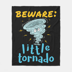 Vorsicht vor Little Tornado Fleecedecke