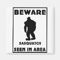 Vorsicht vor Sasquatch Poster