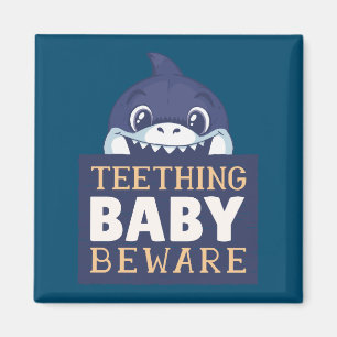 Vorsicht vor Teething Baby Shark Magnet