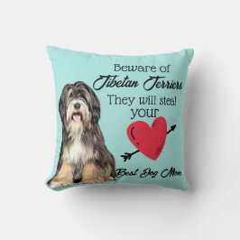 Vorsicht vor tibetischen Terrier...Beste Hundemamm Kissen