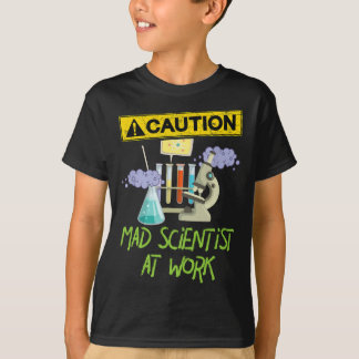 VORSICHT - Wissenschaftler am Arbeitsplatz - Funny T-Shirt