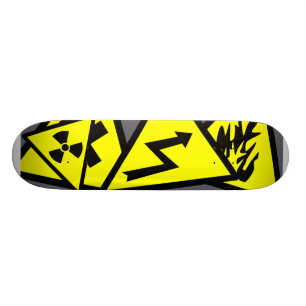 Vorsicht-Zeichen Skateboard