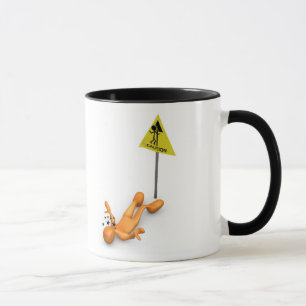 Vorsicht-Zeichen Tasse