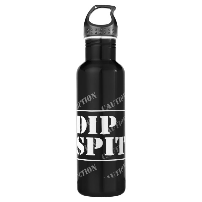 VORSICHTIGE DIP-SPIT - vielleicht nicht Edelstahlflasche (Vorderseite)