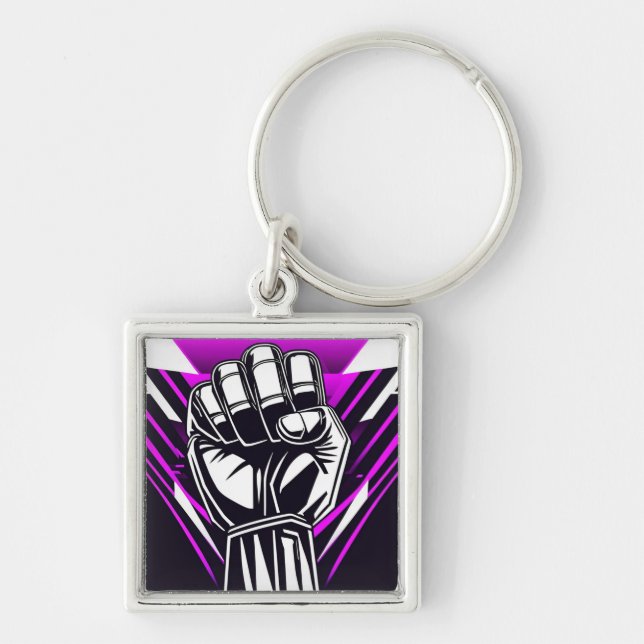 VORSICHTIGER ERSTER COMIC SCHLÜSSELANHÄNGER (Vorne)