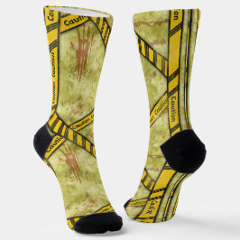Vorsichtsband-Spritzer Socken