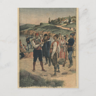Vorsichtsmaßnahmen zur Vermeidung von Cholera Postkarte
