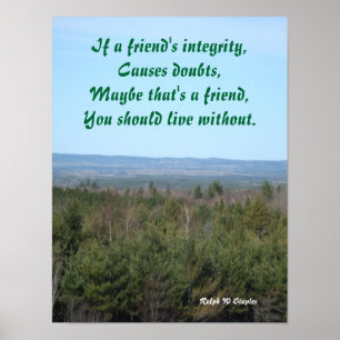 Vorsichtsposter Poster