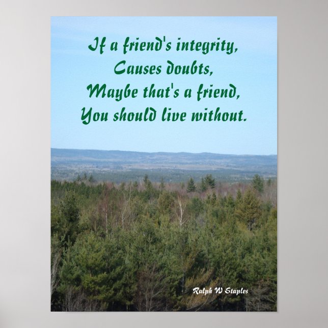 Vorsichtsposter Poster (Vorne)