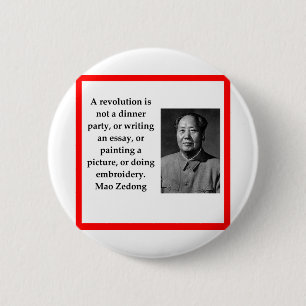 Vorsitzender Mao Button