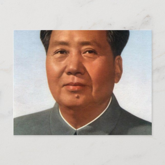 Vorsitzender Mao Postkarte (Vorderseite)