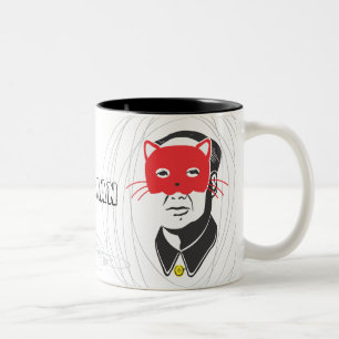 Vorsitzendermeow-Tasse II Zweifarbige Tasse