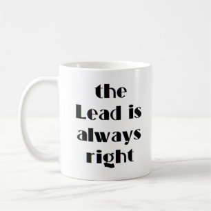 Vorsprung ist immer richtig kaffeetasse