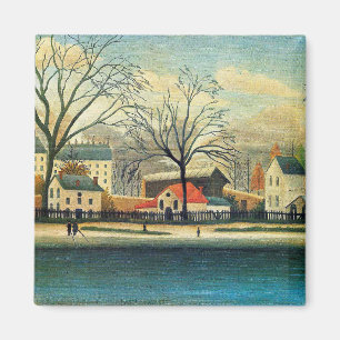 Vorstädtische Szene von Henri Rousseau Magnet