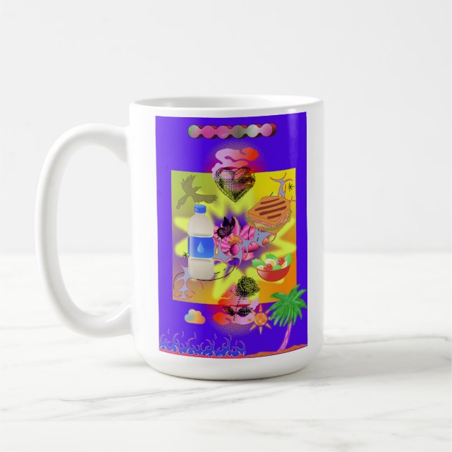 Vorstädtisches Paradies Kaffeetasse (Links)