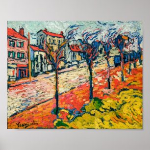 Vorstadtlandschaft Maurice de Vlaminck Poster