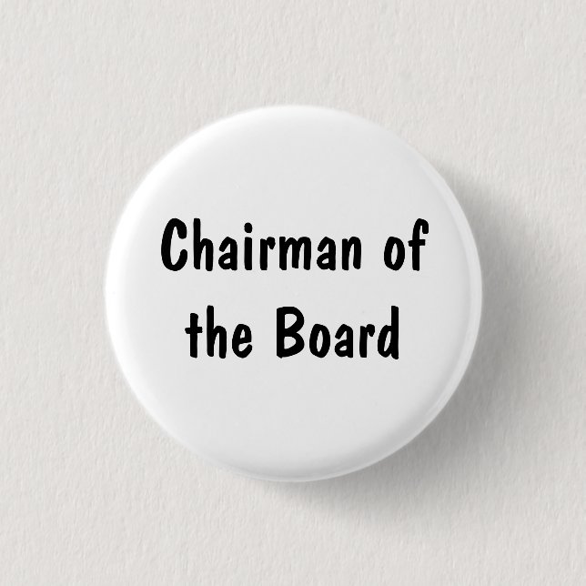 Vorstandsvorsitzender Button (Vorderseite)