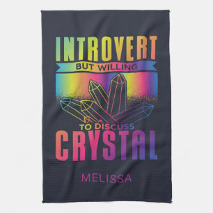 Vorstellung, aber Bereitschaft, über Crystal Custo Geschirrtuch