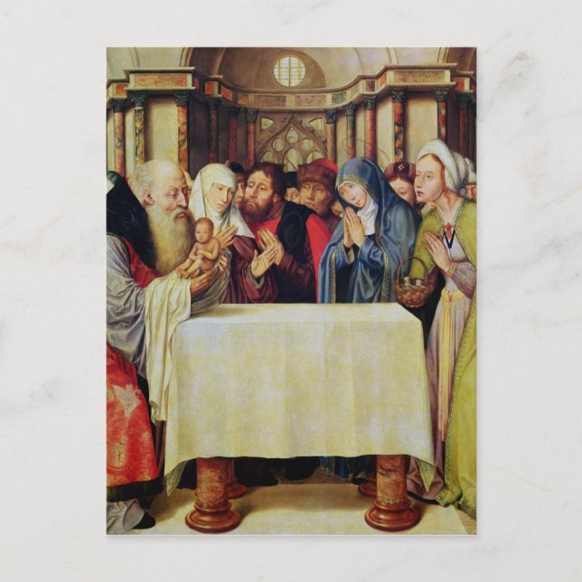 Vorstellung Christi im Tempel Postkarte (Vorderseite)