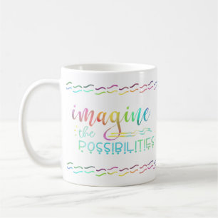 VORSTELLUNG DER MÖGLICHKEITEN - farbig Kaffeetasse
