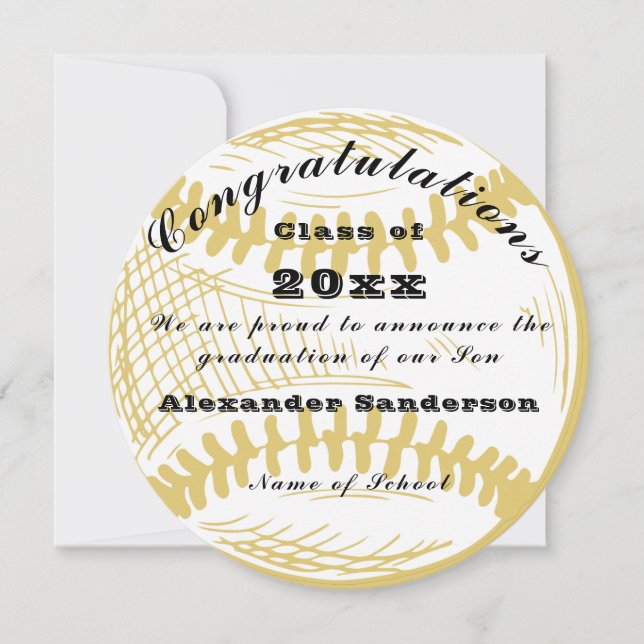 Vorstellung des Abschlusses der Baseballschule (Vorderseite)