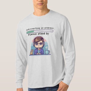 Vorstellung in Progress - Funny Retro Pixel T-Shirt