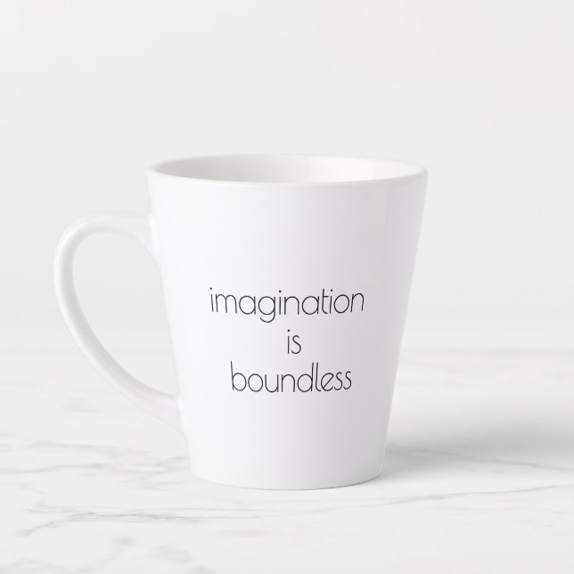 Vorstellungskraft Latte Tasse (Links)