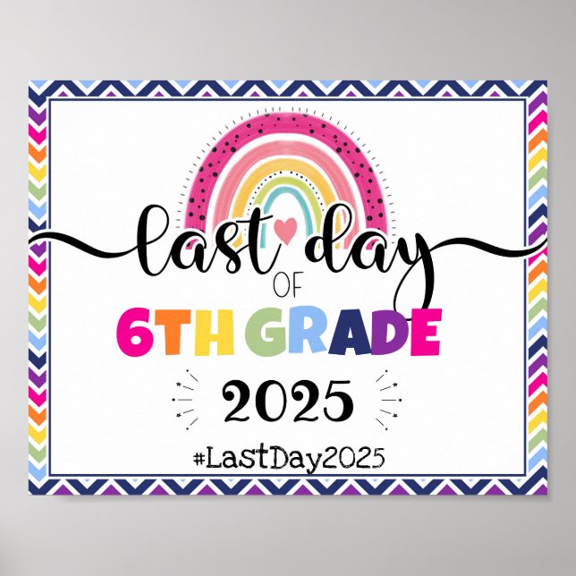 Vortag des Fotos 6. Klasse Poster (Vorne)