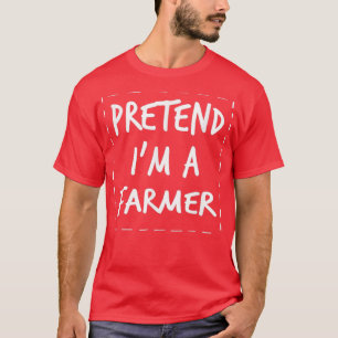Vortäuschen im Bauer Halloween-Kostüm T-Shirt