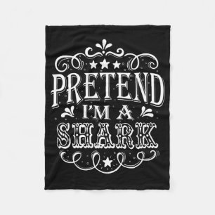 Vortäuschen im Hai - Crazy Shark Lover Geschenke Fleecedecke