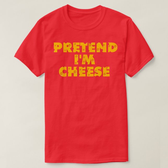 Vortäuschen im Käse Halloween Milchmahlzeit Lover T-Shirt (Design vorne)
