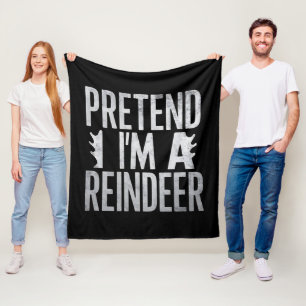 Vortäuschen Sie sich ein Weihnachtskostüm der Rent Fleecedecke