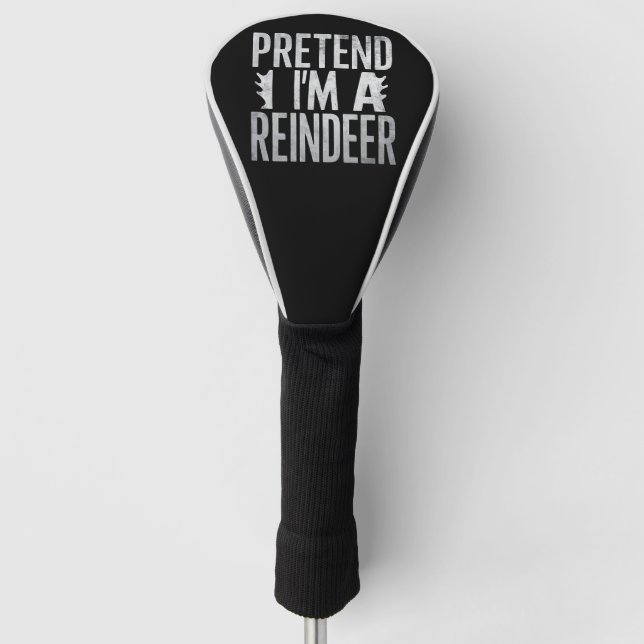 Vortäuschen Sie sich ein Weihnachtskostüm der Rent Golf Headcover (Vorderseite)