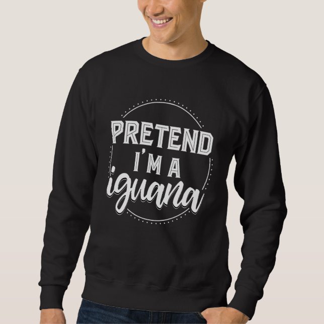 Vortäuschung Iguana Sweatshirt (Vorderseite)