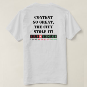 Vorteile von Vegas: Content so Great T - Shirt